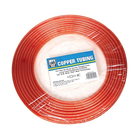 B & K COPPER TUBE 1/4"X25FT 4352